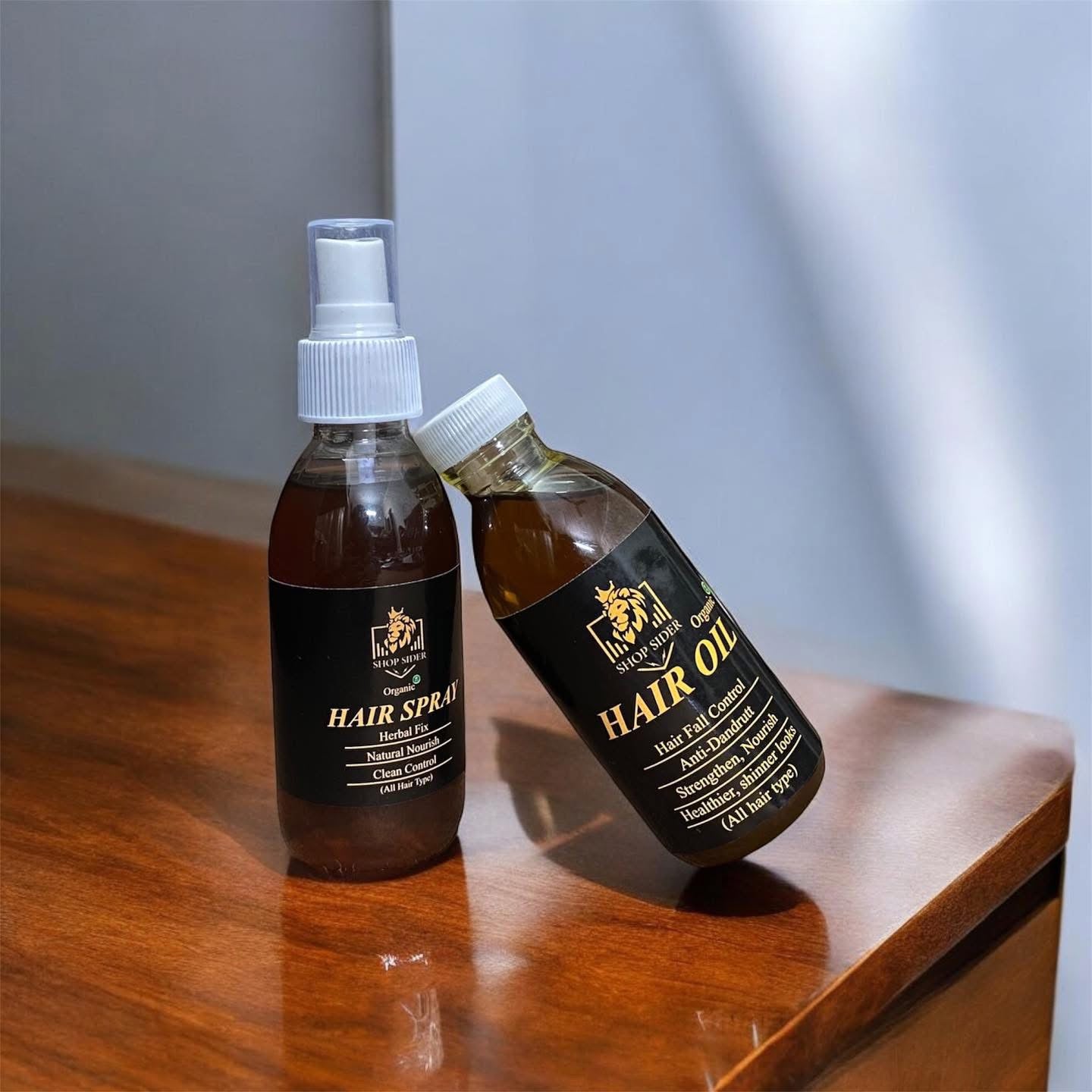 ShopSider Organic HairOil + Free HairSpray ( 120mL )